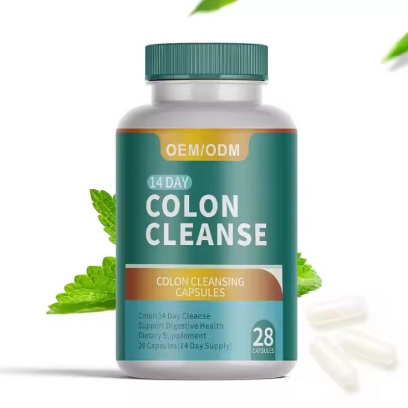 OEM Colon Cleanser & Detox Capsules Feel Lighter Colon Cleanse Capsule Colon Broom & Detox for Adult Weight Management