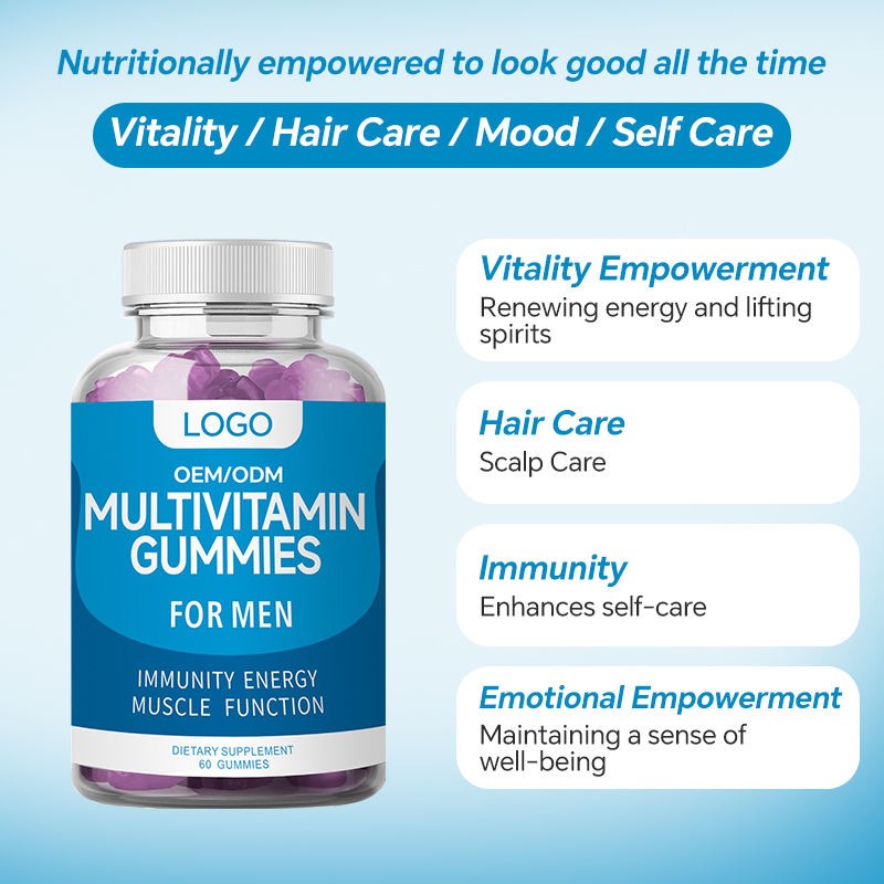 Optimal Health Multivitamin Gummy Supplement Immune Energy Support and Mineral Health Care Vitamins for All Ages