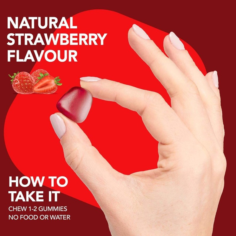 Organic Probiotic Gummies 5B CFUs for Digestion Bloating Relief and Immune Support Gummy Candy Dosage