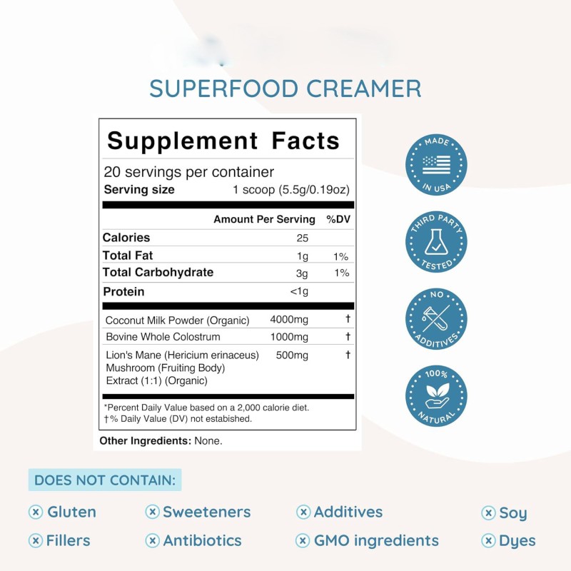 Organic High Quality New Zealand Cow Colostrum Hot Sale Cow Colostrum Powder for Immunostimulants Muscle Health Recovery