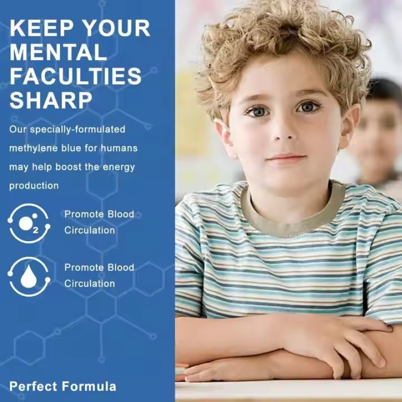 Supports Health L-methylene Blue Dropsy Adult Drops Promote Growth Development Cognitive Function Improvement