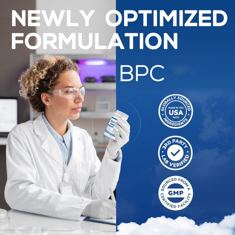 BPC Peptide Capsules - 15 Amino Acid Blend, Muscle Repair & Tendon Recovery for Athletes