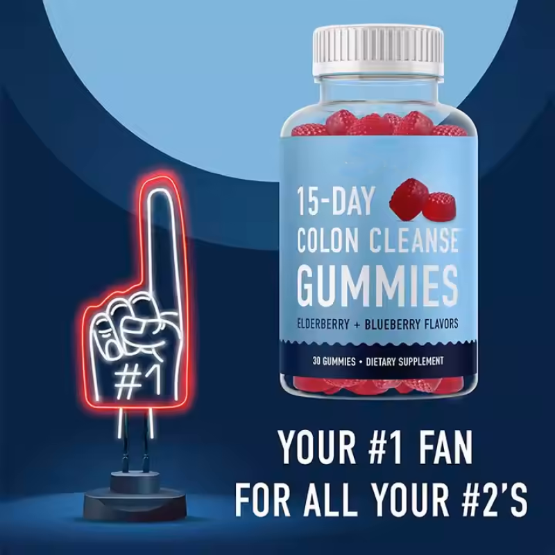 Triphala Colon Cleanse Gummies - 15 Day Digestive Support Supplement for Occasional Constipation & Bloating Relief -