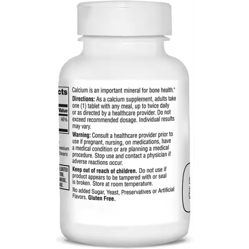 OEM Organic Non-GMO 600 mg Calcium Supplement with Iron Zinc Selenium 75 Tablets for Bone Health