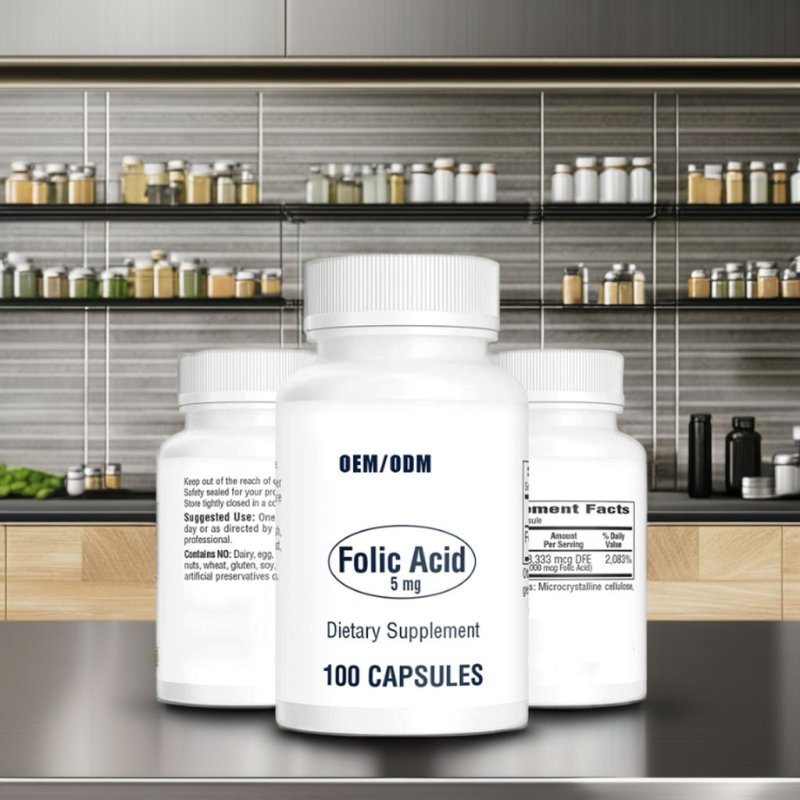 GMP Certification, Folic Acid Capsules, for Pregnant Women, Accurate Nutrition Replenishment During Pregnancy