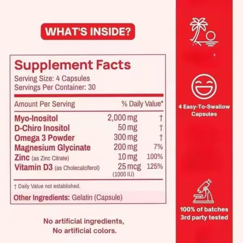 Women's Happiness Hormone Supplements Vitamin Omega 3 Rich Capsules to Boost Hormone Levels for Adults & Pregnant Women