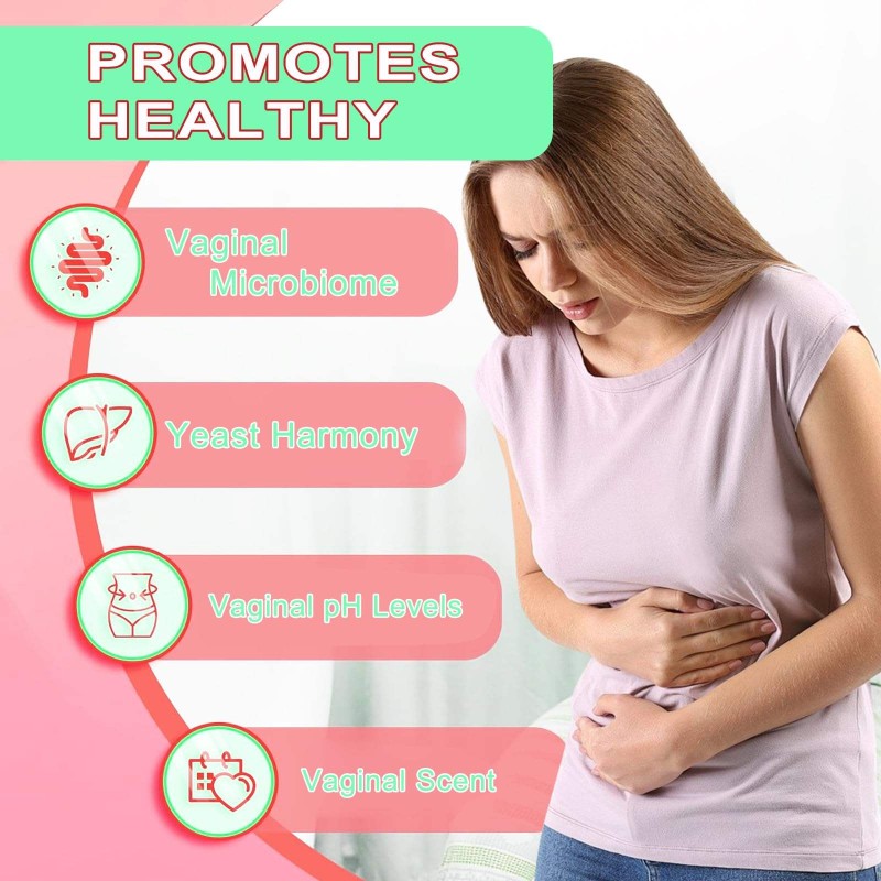 Vaginal Probiotic Capsules, Prebiotics and Lactobacillus Mixed Vaginal Pills Female pH Balance