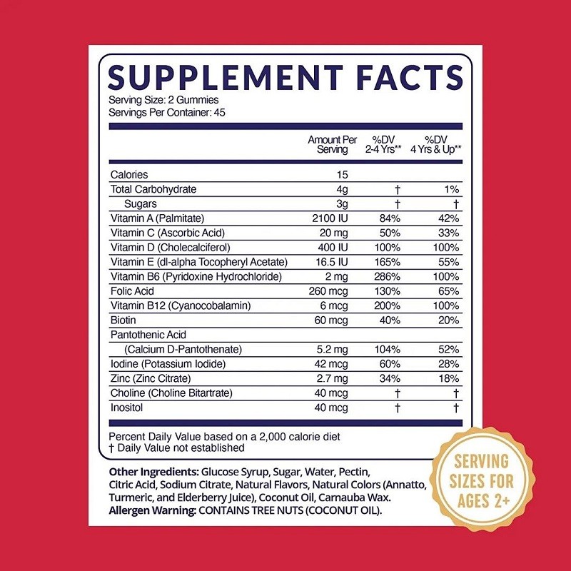 Multivitamin Gummy   Vitamin Supplements for Children and Adult Growth Care Is Not Suitable for Pregnant Women