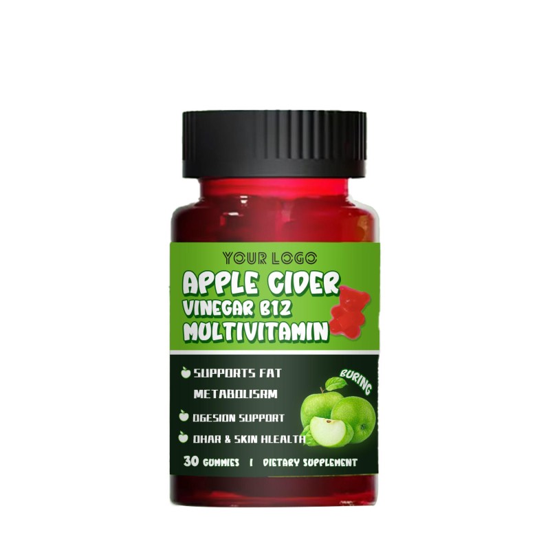 Apple Cider Vinegar Weight Loss Gummies | Vitamins & Fiber Slimming Supplement | Reduce Bloating & Burn Fat for Women Adults