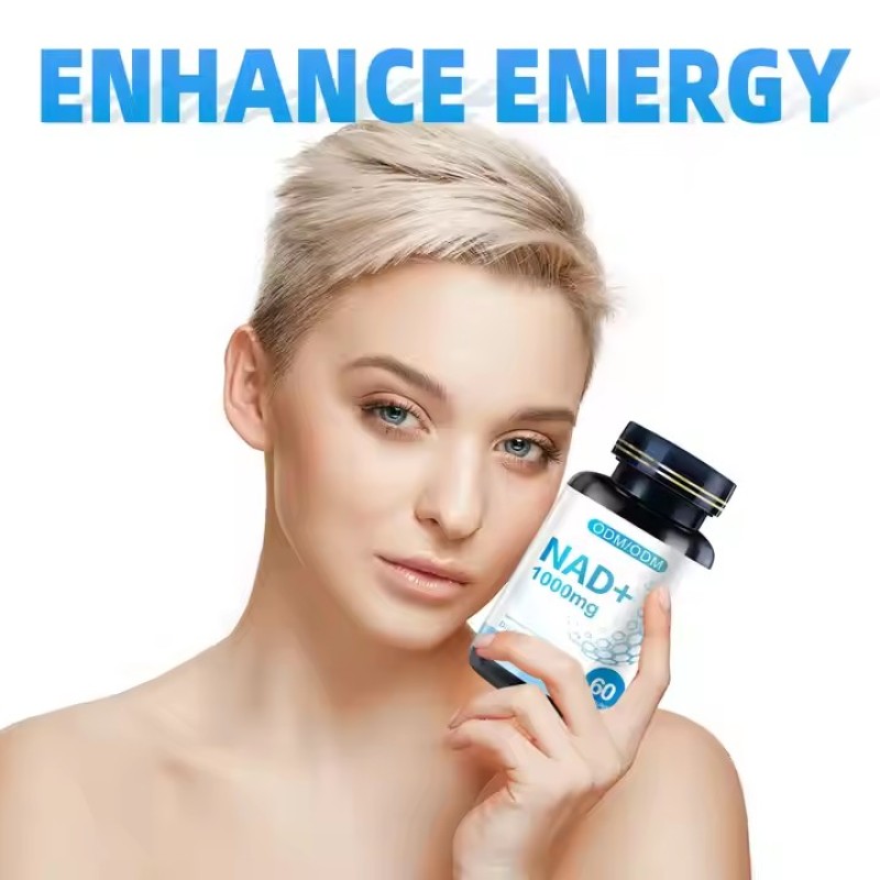Pure Resveratrol Nicotinamid Mononucleotide NAD Capsules Wholesale Price Booster Dietary Supplements Anti-aging NAD Capsules