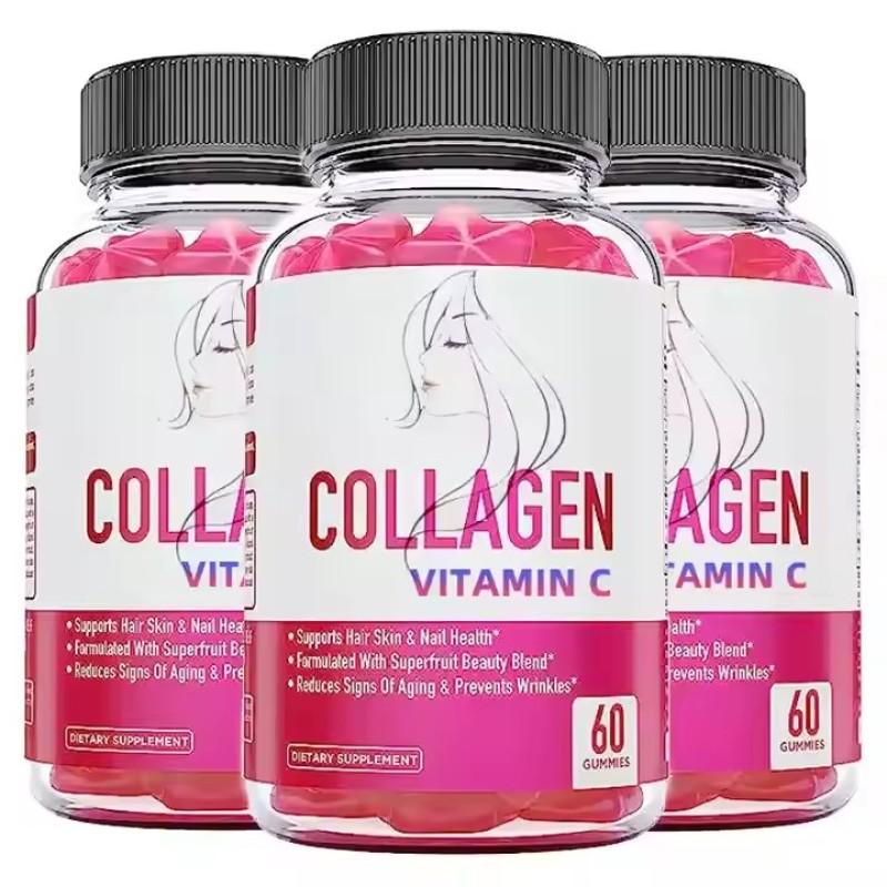 Factory Wholesale Vitamin Collagen Gummies for Adults Newborn Not Applicable Gummy Candy Dosage