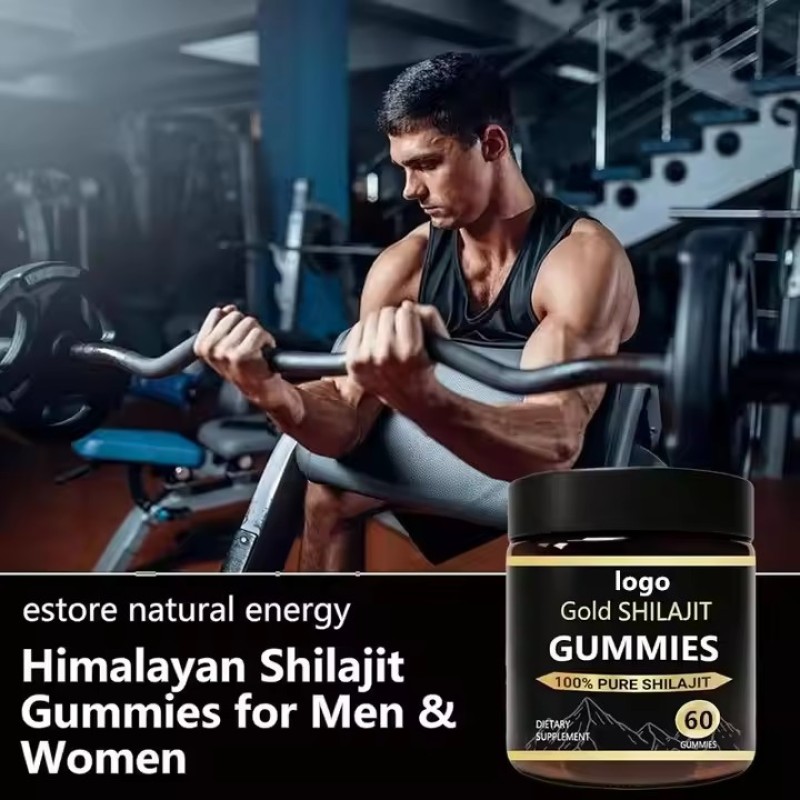 OEM/ODM Shilajit Gummies Dietary Supplements Sports Nutrition Supplements Rich in Organic Manuka Honey and Shilajit