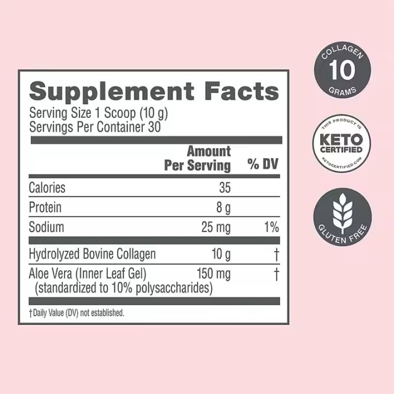 High Quality Custom Hydrolyzed Collagen Powder,  Skin Nourishing, for Functional Foods & Beauty Supplements