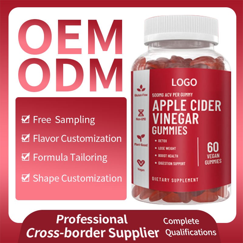 Apple Cider Vinegar Gummies with Mother , Supports Metabolism & Weight Management, Natural Apple Flavor