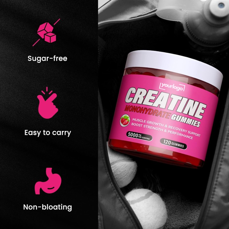 Women's Creatine Monohydrate Supplements Muscles to Obtain Sugar-Free Creatine Soft Sugar Sports Nutrition