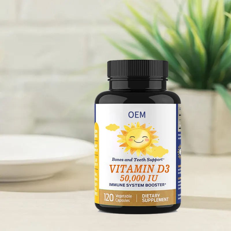 Vegan Vitamin D3 5000IU Capsules - Organic Bone & Immune Support with Lichen-Sourced D3 | Halal Certified Plant-Based Formula