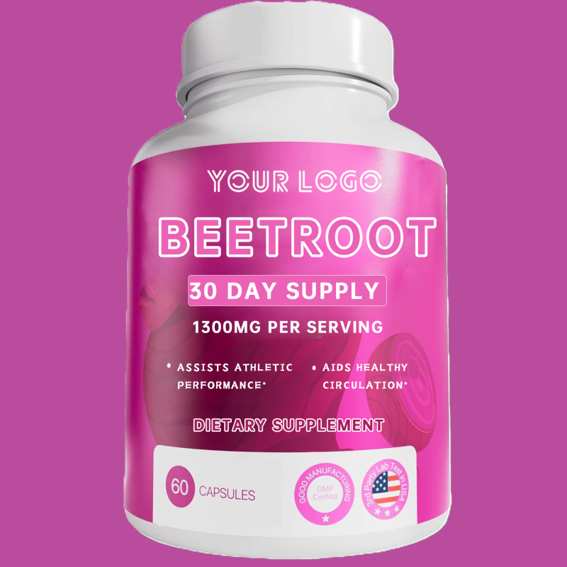 Beet Root Capsules with Nitric Oxide Boost: Athletic Endurance Enhancer & Blood Flow Support for High-Intensity Training Adults