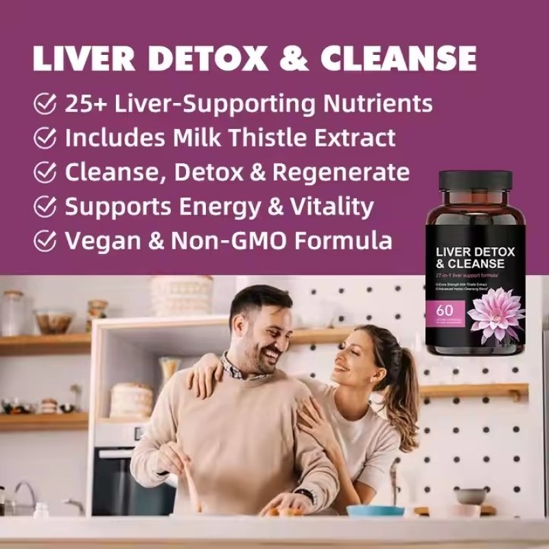 Liver Detox Supplement Artichoke Extract Dandelion Apple Cider Vinegar Milk Thistle Milk Thistle Tablets