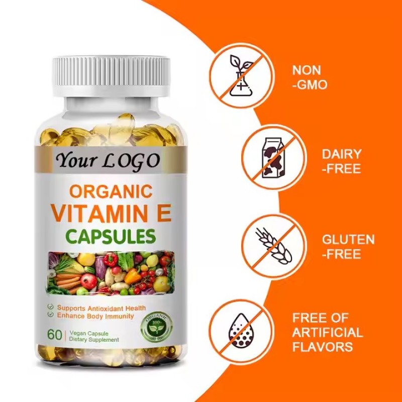 10pcs Organic Vitamin E Softgel Capsule Boost Immune Supplement Immune Boost Supplement