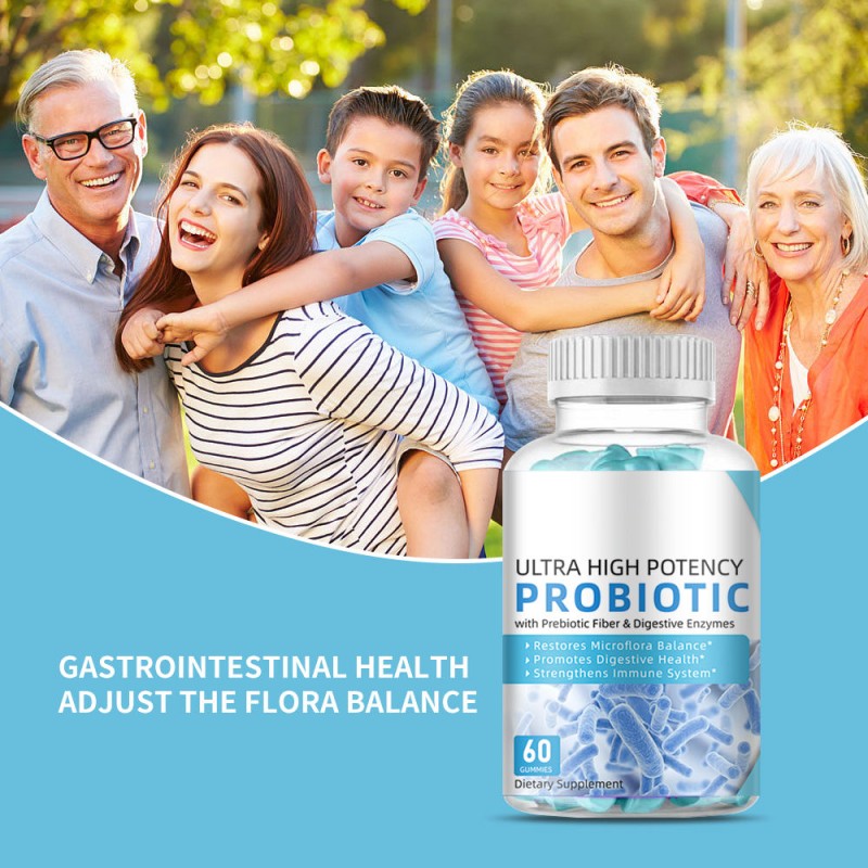 Women's Prebiotic Probiotic Gummies With Cranberry - Dual Support for Digestive and Immune Health