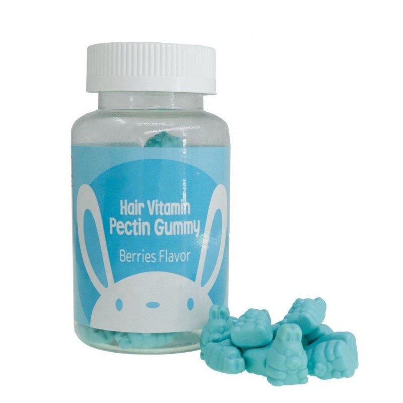 Vegan Biotin Gummy Bears for Hair Growth and Nail Strength With Collagen Support for Healthy Skin