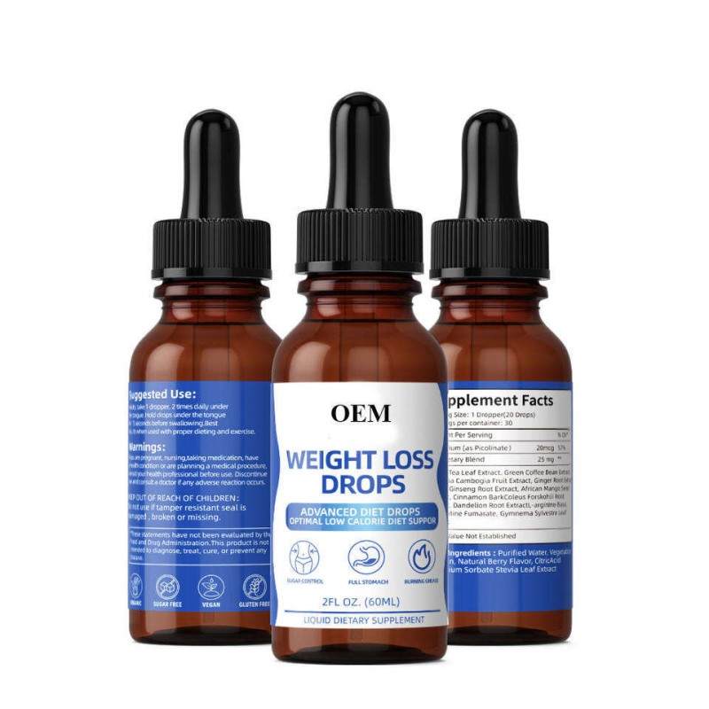 Keto Diet Drops for Weight Loss - Fat Burning & Appetite Control, Natural Berry Flavor