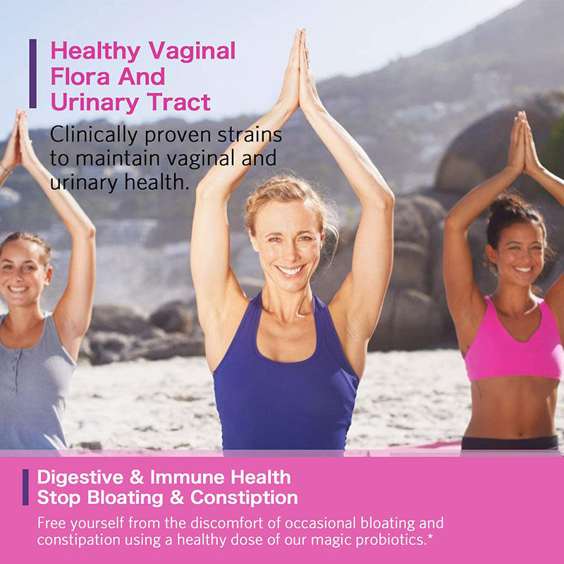 Women's Probiotics & Prebiotics Capsules Boosts Immune System, Enhances Urinary Health, Supports Digestive & Vaginal Flora