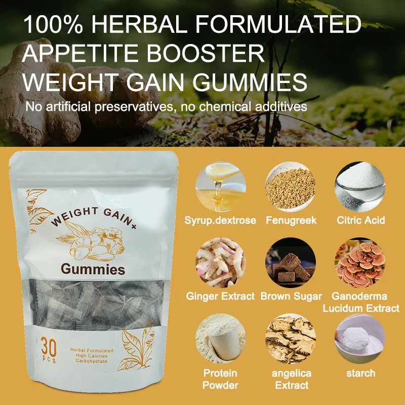 Premium Collagen Protein Gummies with BBL Complex for Muscle Growth, Appetite Support and Weight Gain