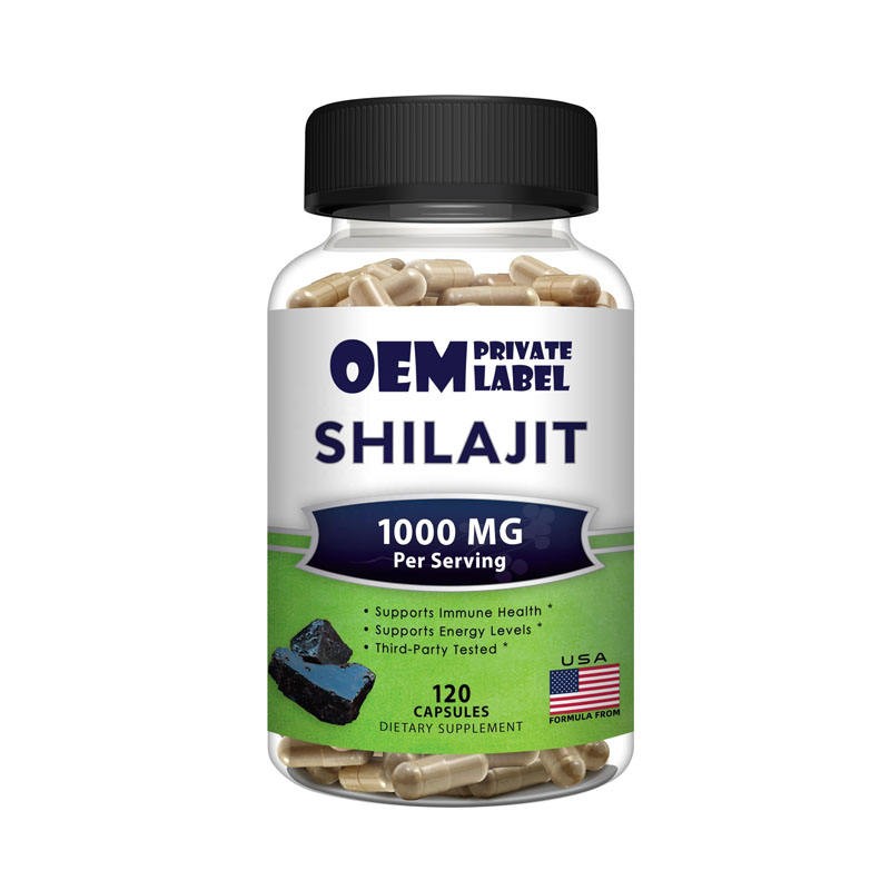Shilajit Capsules - Fulvic Acid Rich Resin Extract for Cellular Energy & Detox