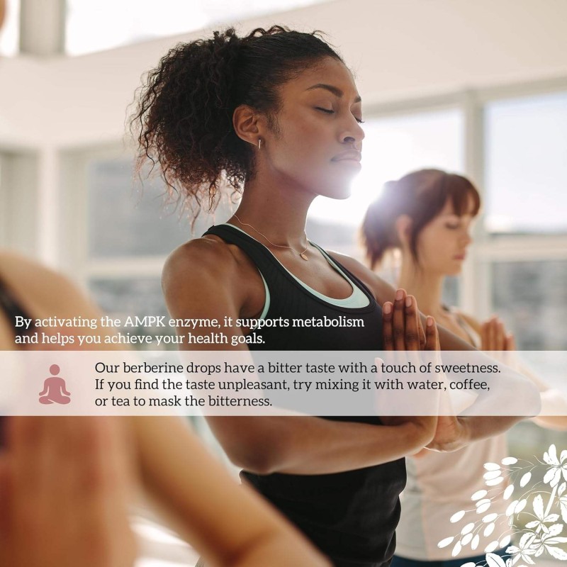 OEM Premium Berberine HCL Liquid Drops 1200mg with Organic Ceylon Cinnamon - Immune & Heart Support