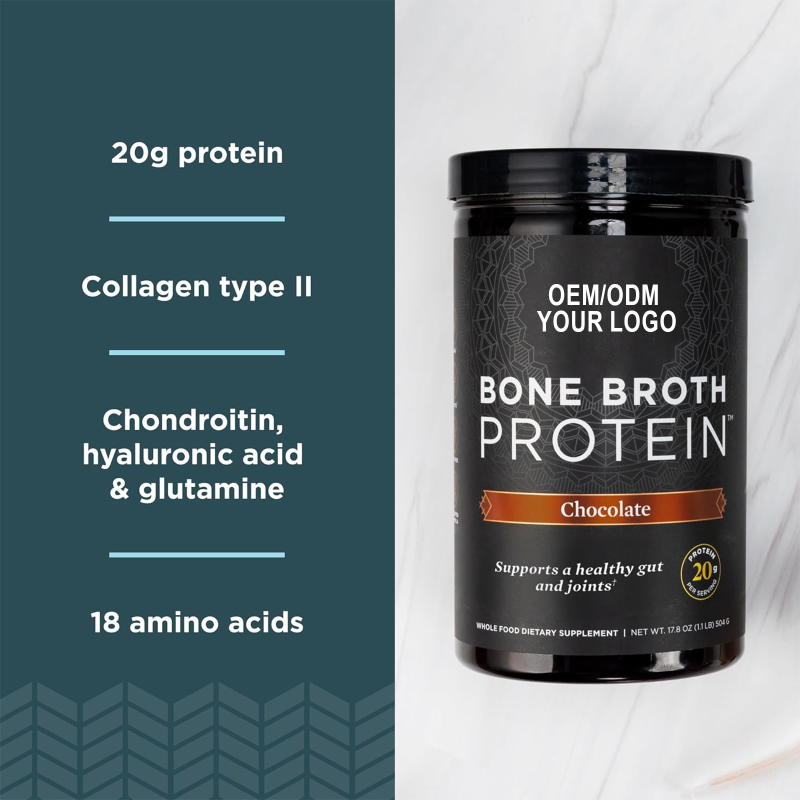 OEM ODM Calcium Protein Powder for Bone Density, Height & Muscle Growth Custom Chocolate Flavor