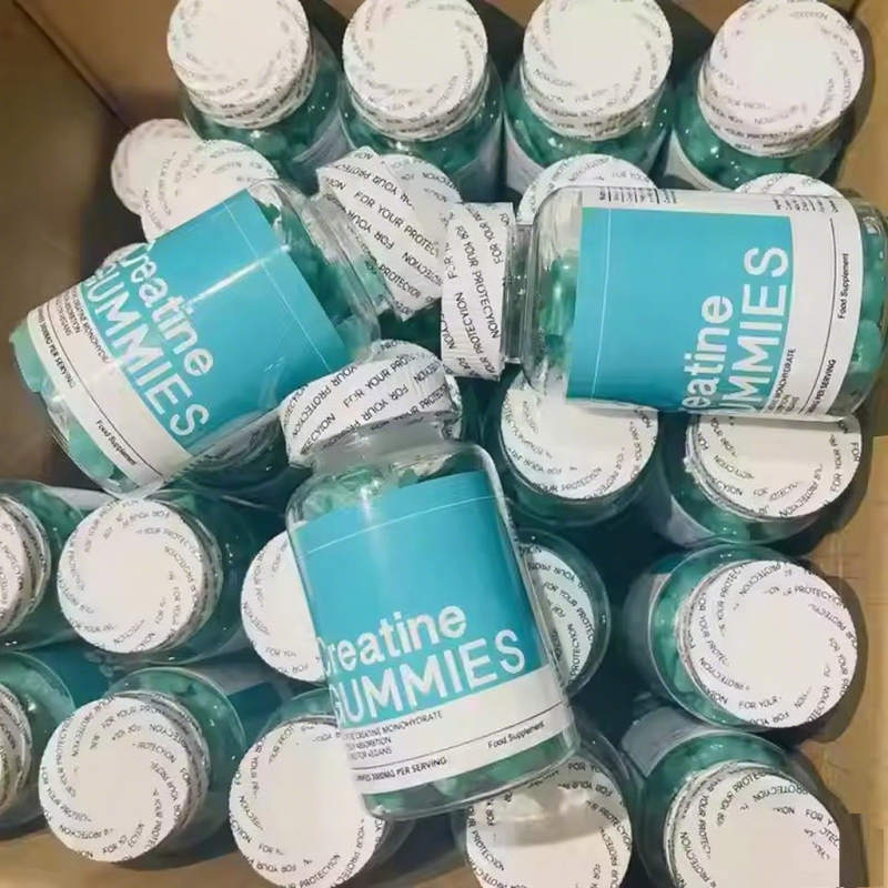 Creatine Gummies Gym Fitness Muscle Growth 3000mg Creatine Monohydrate Gummy Candy Enhance Strength