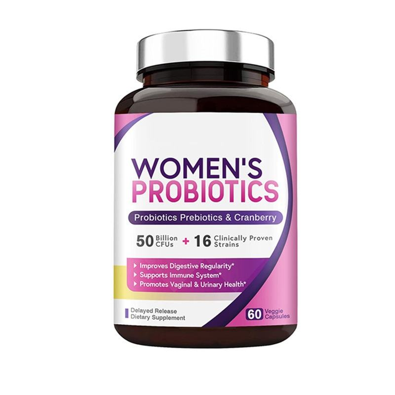 Women's Probiotics & Prebiotics Capsules Boosts Immune System, Enhances Urinary Health, Supports Digestive & Vaginal Flora