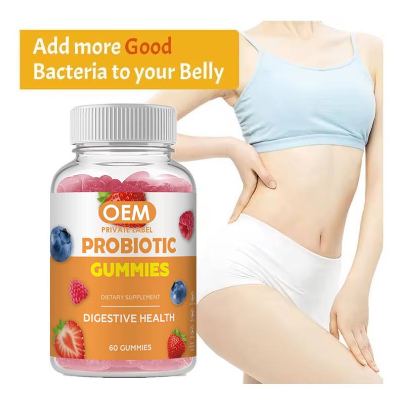 OEM Women's Probiotic Gummies with Lactobacillus & Cranberry - Urinary Tract & Vaginal Health, Digestive Balance Supplement