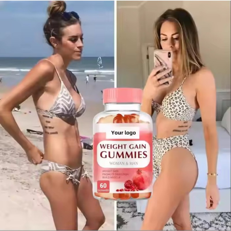 Weight Gain Gummy Natural Appetite Promoter Hawthorn Lipase Rapid Absorption and Digestion of Candy Effective Supplement