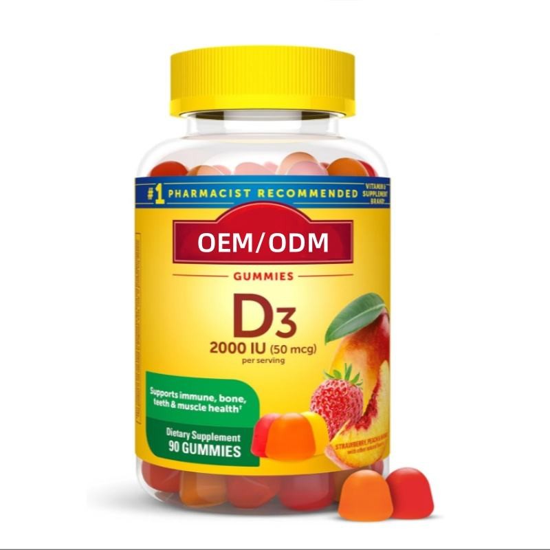 Vitamin D3 Gummies Sugar Free Vitamins Supplement Gummy Vegan Biotin Vitamins for Women & Men Supports Multivitamin