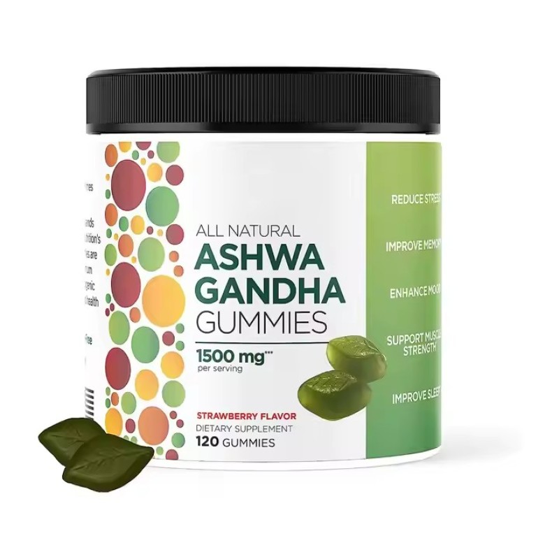 Private Label Supplement Bear Flavor Antioxidant Vitamins for Men Ashwagandha Gummies With Maca Root