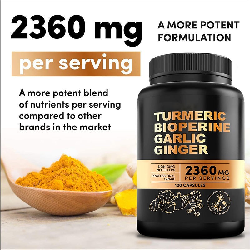 Curcumin Antioxidant Supplement Organic Curcumin Extract Turmeric Capsules Enhance Immunity