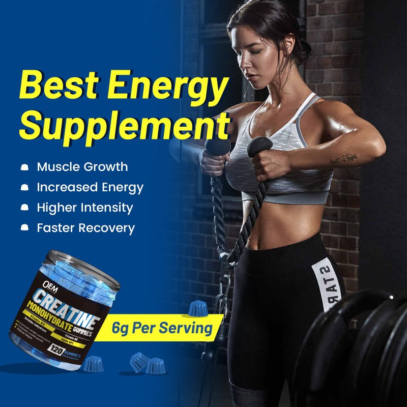 Pre-Workout Creatine Supplement - Boosts Energy & Muscle Strength, Enhances Workout Performance