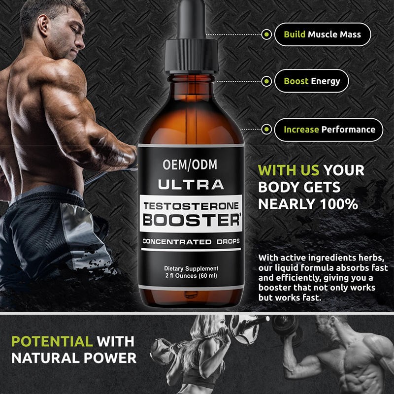 Liquid Drops - Tongkat Ali & Herbal Blend for Men Women, Muscle Recovery & Vitality
