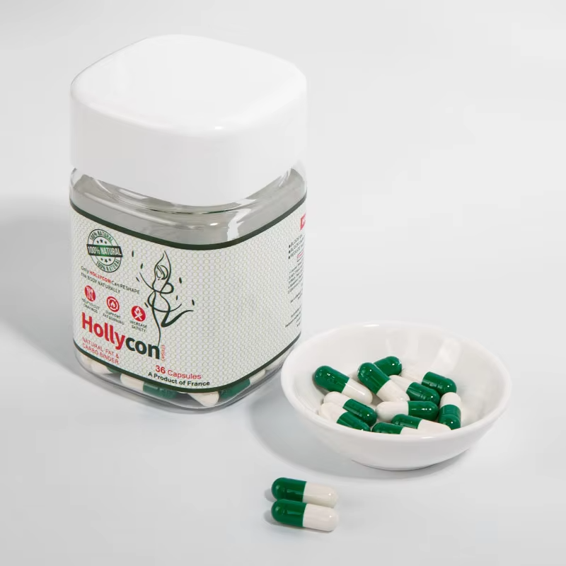 Natural Weight Loss Capsules, Fat Burner & Appetite Suppressant for Women, Hollycon  Carb Blocker, Support Slimming