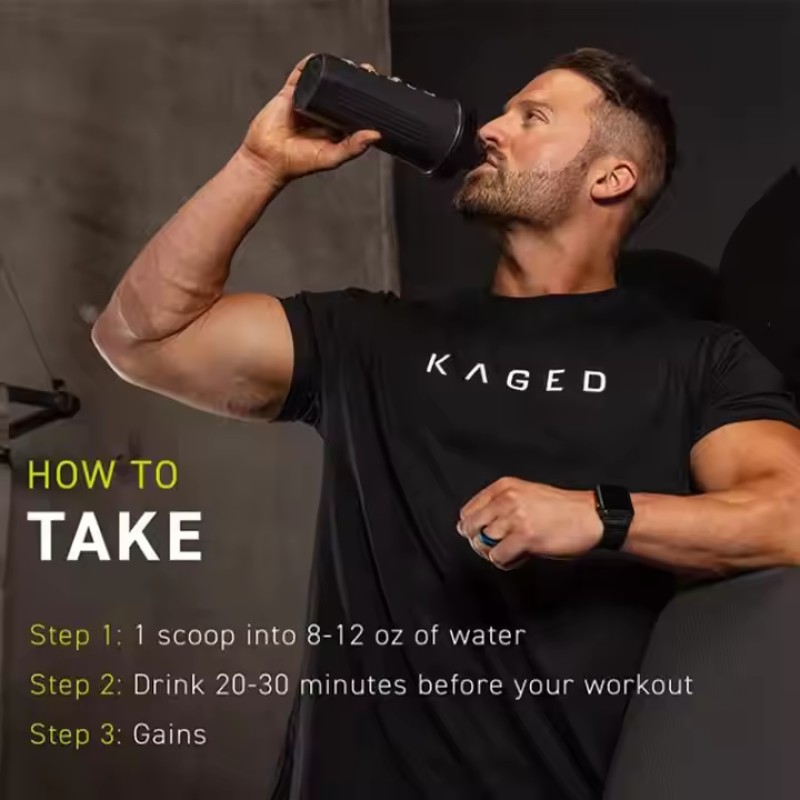 Pre Workout Powder Muscle Building Nutrition Creatine for Men Women Strength Fitness Energy