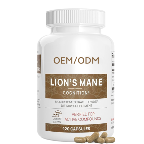 Premium Organic Lion's Mane Mushroom Capsules with 30% Beta-Glucans for Brain Health and Immune Support