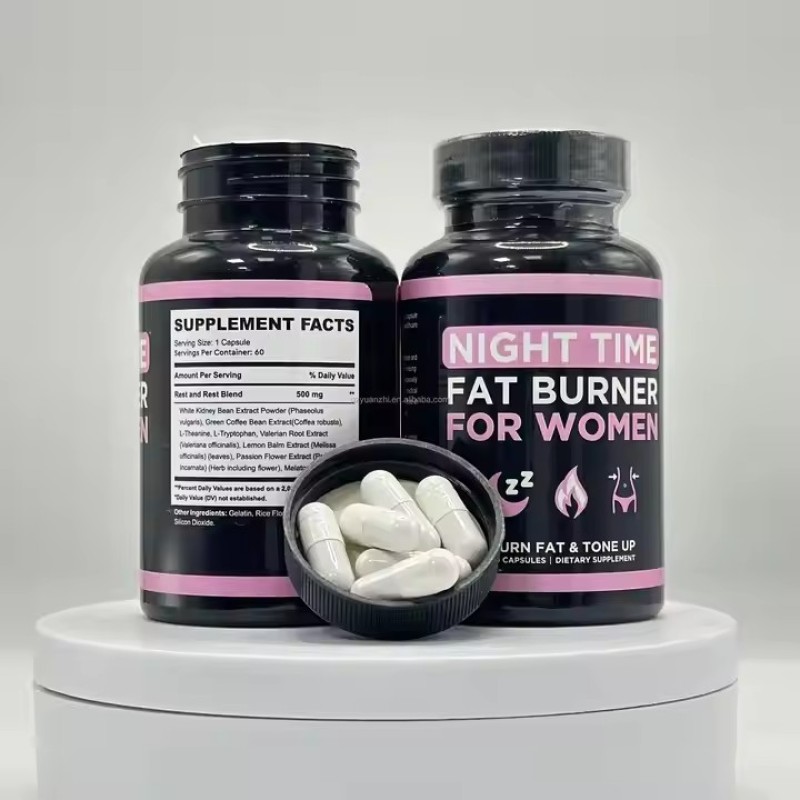 In Stock Private Label L-Theanine Women's Slimming Pills Belly Fat Burner and Weight Loss Capsules for Adults