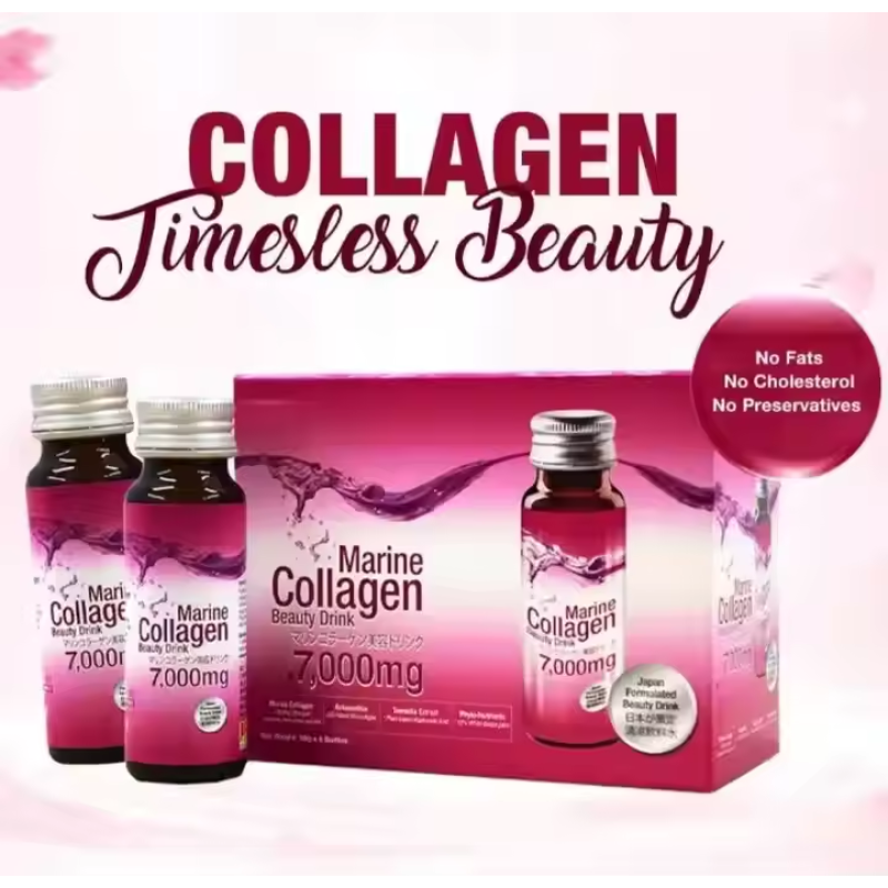 Three-in-one,Oral Collagen Liquid for Women,Rejuvenates Skin Elasticity and Moisturizing Power