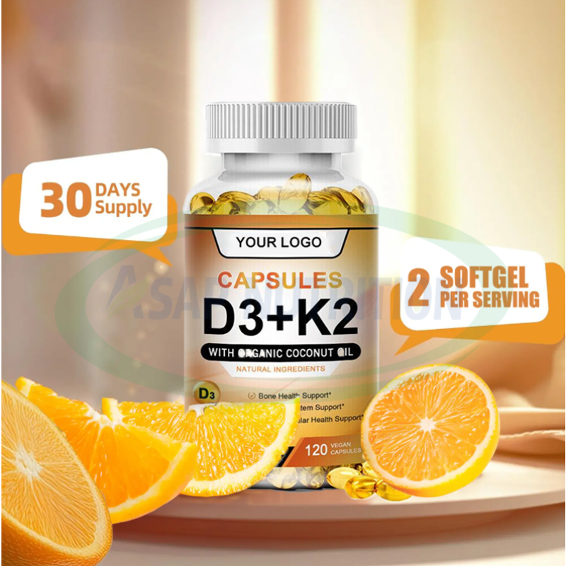 Ausreson Vitamin D3 and K2 Softgels 10000iu Vitamins Supplements Calcium Magnesium Zinc