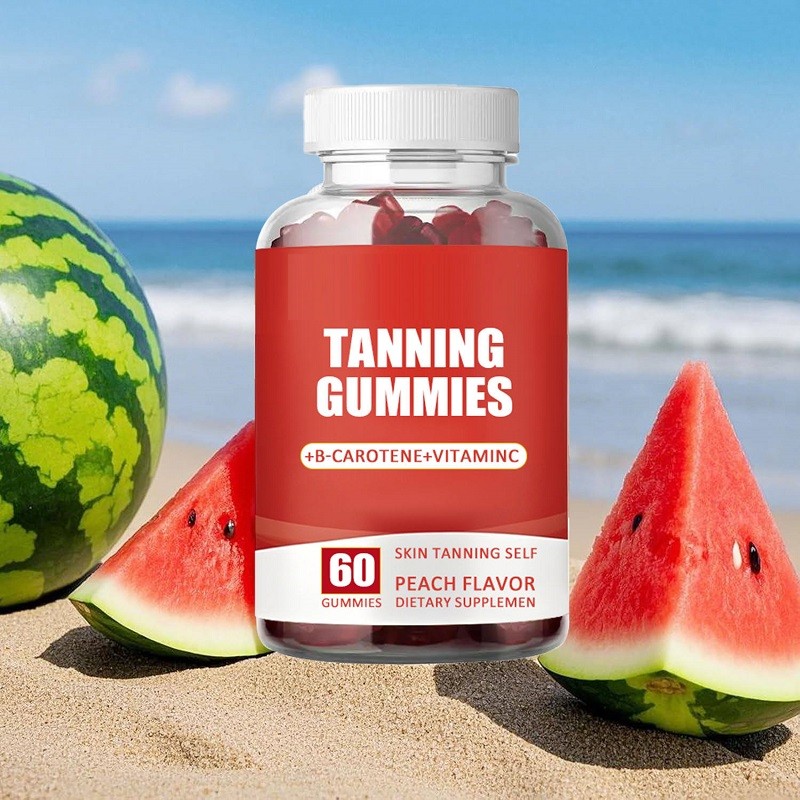 Natural  Tan Glow Candy Vitamin Gummy Organic Sugar-free Skin Management Healthy Skin Absorb Ultraviolet Light