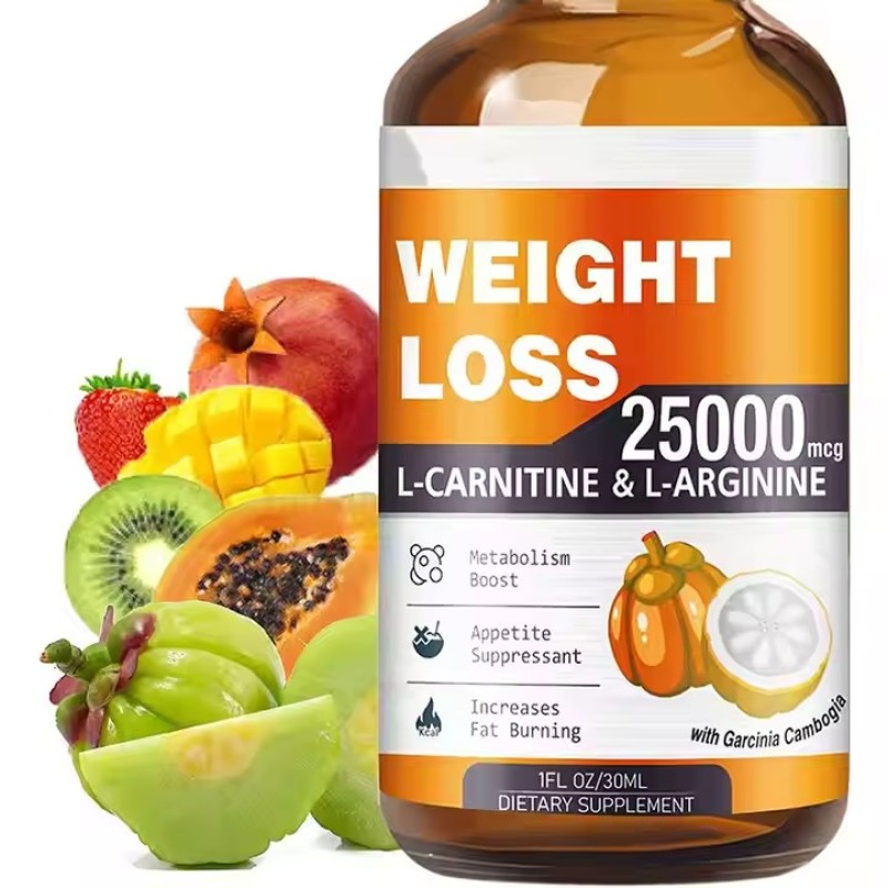 Hot Sale Natural Slimming Fast Fat Burner Supplement Drop Herbal L Carnitine L Arginine Weight Loss Diet Liquid Drops