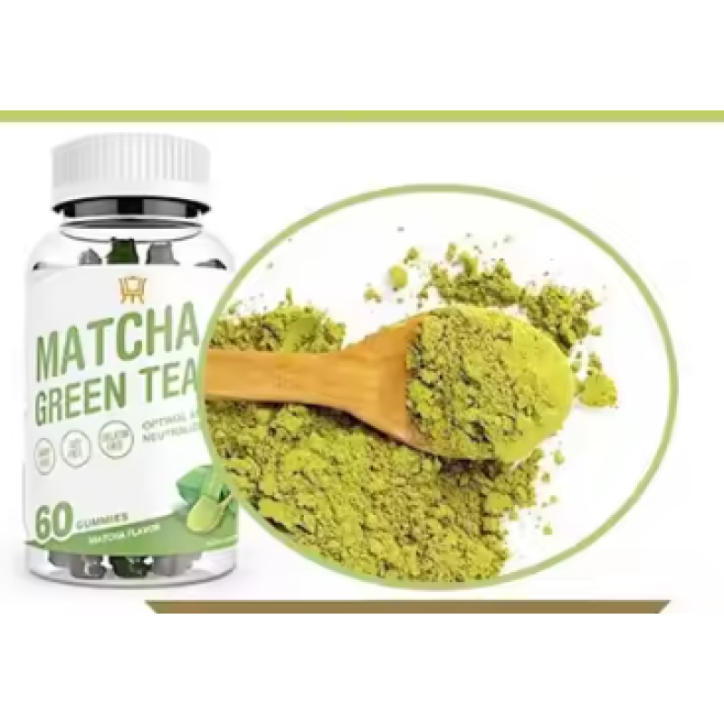 OEM Matcha Green Tea Extract Gummy Dietary Supplements Weight Gain Organic Matcha Green Tea Gummies