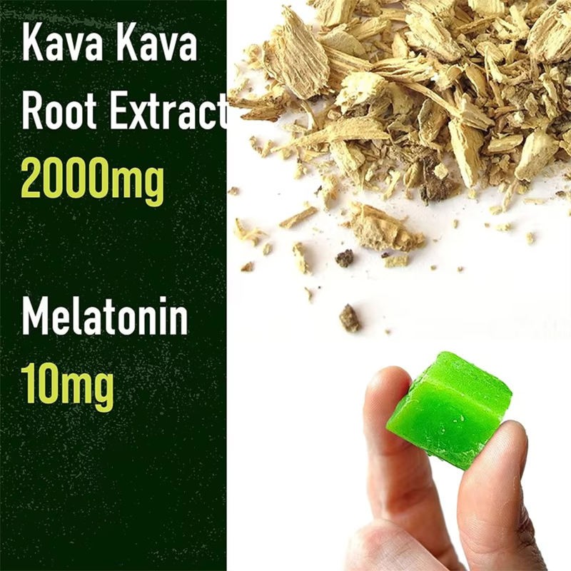 OEM/ODM Private Labels Natural Herbal Extract Gummy Kava Gummies Deep Sleep and Stress Relief for Adults
